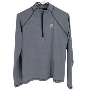 NEW Vineyard Vines Performance Sankaty Quarter Zip Blue Pullover Boy's Large 16